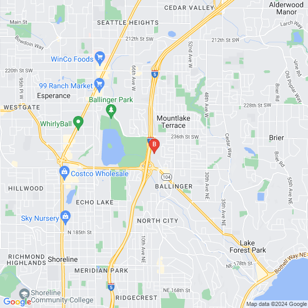 Vitality Specific location map: 5211 20th Ave NW C Seattle, WA 98107, Ballard Seattle, Washington
