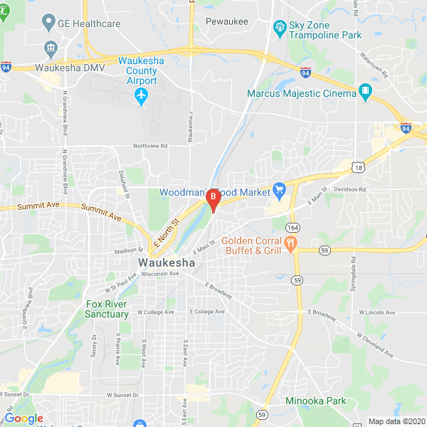 Amport Auto Service location map: 1324 Whiterock Ave, Waukesha, WI 53186, USA, Waukesha, Wisconsin